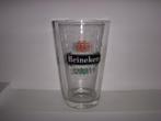 OUD halve liter glas Heineken met export logo, Ophalen of Verzenden, Gebruikt, Glas of Glazen, Heineken