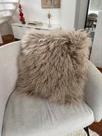 Set schapenwol kussens Van Buren beige, Ophalen, Zo goed als nieuw, Beige, Vierkant