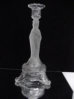 antieke glazen kandelaar Scailmont Maria, Ophalen of Verzenden, Glas