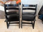 trip trap stoelen 2 stuks stokke, Huis en Inrichting, Ophalen, Gebruikt, Zwart, Twee