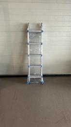Masko aluminium multifunctionele ladder, Doe-het-zelf en Verbouw, Ladders en Trappen, Ophalen, Nieuw, Ladder, Opvouwbaar of Inschuifbaar