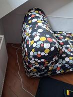 Leuke slaapbank met vrolijke print, Ophalen, Gebruikt, 90 cm, Eenpersoons