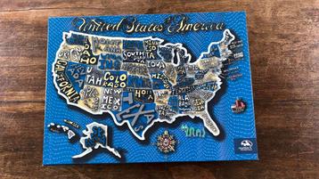 USA Puzzel - Alle Staten - 1000 Stukjes beschikbaar voor biedingen