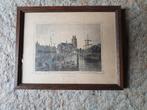 Etsen/gravures/tekeningen/olieverf/aquarel/studies etc. In, Antiek en Kunst, Ophalen of Verzenden