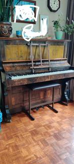 Piano met kruk, Ophalen, Gebruikt