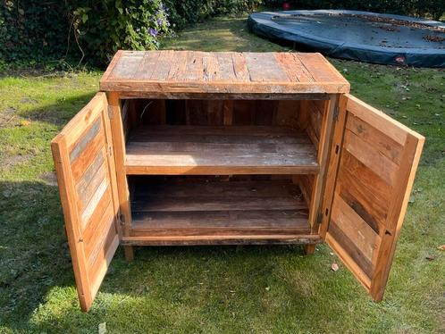 Driftwood Kastje - Uniek en Stoer, Huis en Inrichting, Kasten | Buffetkasten, Gebruikt, Minder dan 100 cm, 50 tot 100 cm, 25 tot 50 cm
