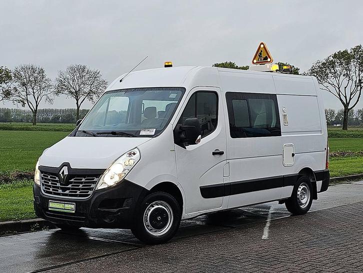 Renault Master T35 2.3 dCi 135 L2H2 DC Airco 130Pk Oh-Histor, Auto's, Bestelauto's, Bedrijf, Te koop, ABS, Airconditioning, Alarm