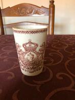 Beker tgv 25 jarig reg jubileum Wilhelmina, Verzamelen, Koninklijk Huis en Royalty, Ophalen, Zo goed als nieuw, Servies