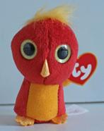 Ty Beanie Boo knuffeltje,papegaai,Phoebe, hoog 9 cm, Kinderen en Baby's, Speelgoed | Knuffels en Pluche, Ophalen of Verzenden