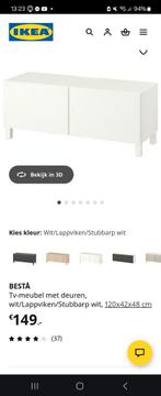 Ikea tv meubel bestå, Huis en Inrichting, Ophalen, Zo goed als nieuw, 25 tot 50 cm, Minder dan 100 cm