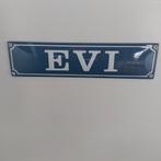 Emaille naambord Evi, Ophalen of Verzenden