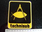 sticker technisub logo, Verzenden, Zo goed als nieuw, Merk