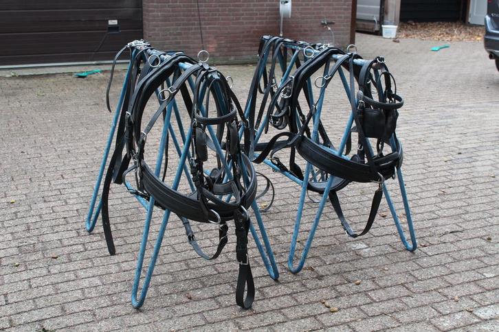 Enkelspan/dubbelspan combinatietuig merk ideal maat FULL, Dieren en Toebehoren, Paarden en Pony's | Hoofdstellen en Tuigage, Gebruikt