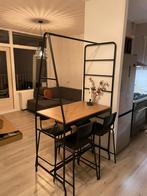 IKEA Bartafel/Eettafel + 4 Krukken, Huis en Inrichting, 50 tot 100 cm, Rechthoekig, Ophalen of Verzenden