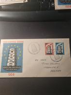 @@ E27 beschreven @@  gesloten klep Cat Waarde 50 euro Foto, Postzegels en Munten, Postzegels | Eerstedagenveloppen, Ophalen of Verzenden