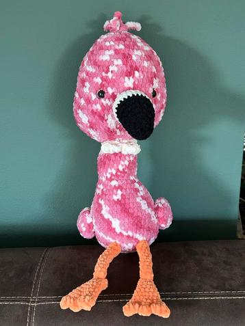 Gehaakte Flamingo - Handgemaakt! beschikbaar voor biedingen