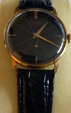 Flicca 3660 vintage heren horloge., Overige merken, Staal, Met bandje, Polshorloge