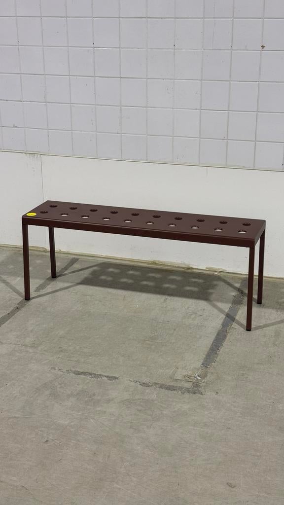 HAY Balcony Bench - Iron Red, Ophalen, Nieuw, Metaal, Eén
