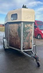 2 paards trailer, Dieren en Toebehoren, Paarden en Pony's | Trailers en Aanhangwagens, Ophalen of Verzenden, Gebruikt, Aluminium