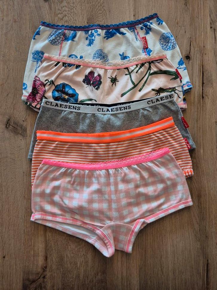 Claesen's set van 4 hipsters en 1 boxershort maat 12, Kinderen en Baby's, Kinderkleding | Maat 152, Zo goed als nieuw, Meisje