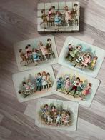 Antieke Blokkendoos Puzzel ca. 1915 - 5/6 Afbeeldingen, Ophalen of Verzenden, Gebruikt