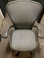 Herman miller Aeron maat B, Gebruikt, Ophalen of Verzenden, Grijs, Bureaustoel