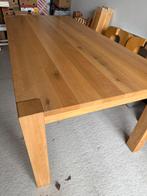 Robuuste kind vriendelijke eettafel 100x220cm, Ophalen, Gebruikt, Eikenhout, 200 cm of meer
