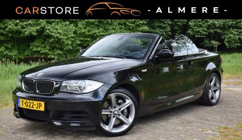 BMW 1-serie Cabrio 135i*Windscherm*18"inch*Stuurverw*Leder*3, Auto's, BMW, Bedrijf, Te koop, 1-Serie, ABS, Airbags, Airconditioning