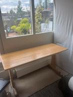 Vintage schoolbureau voor een of twee kinderen 49,5x129,5, Ophalen, Gebruikt, Bureau
