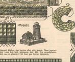 Vuurtoren diorama - 20er jaren - oude papieren bouwplaat, Hobby en Vrije tijd, Modelbouw | Figuren en Diorama's, Verzenden