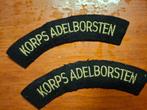korps adelborsten twee emblemen, Verzenden, Landmacht, Nederland, Embleem of Badge