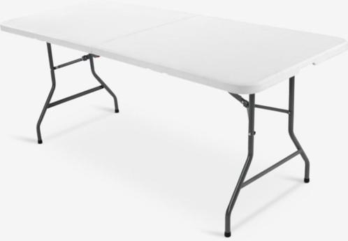 Nieuw Jysk Campingtafel KULESKOG B75xL180 wit, Caravans en Kamperen, Kampeermeubelen, Nieuw, Campingtafel, Ophalen