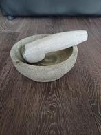 Stenen vijzel met stamper, Ophalen of Verzenden