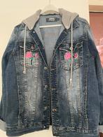Mooi jeans jasje maat L. Met afknoopbare muts., Kleding | Dames, Ophalen of Verzenden, Zo goed als nieuw, Maat 38/40 (M), Blauw