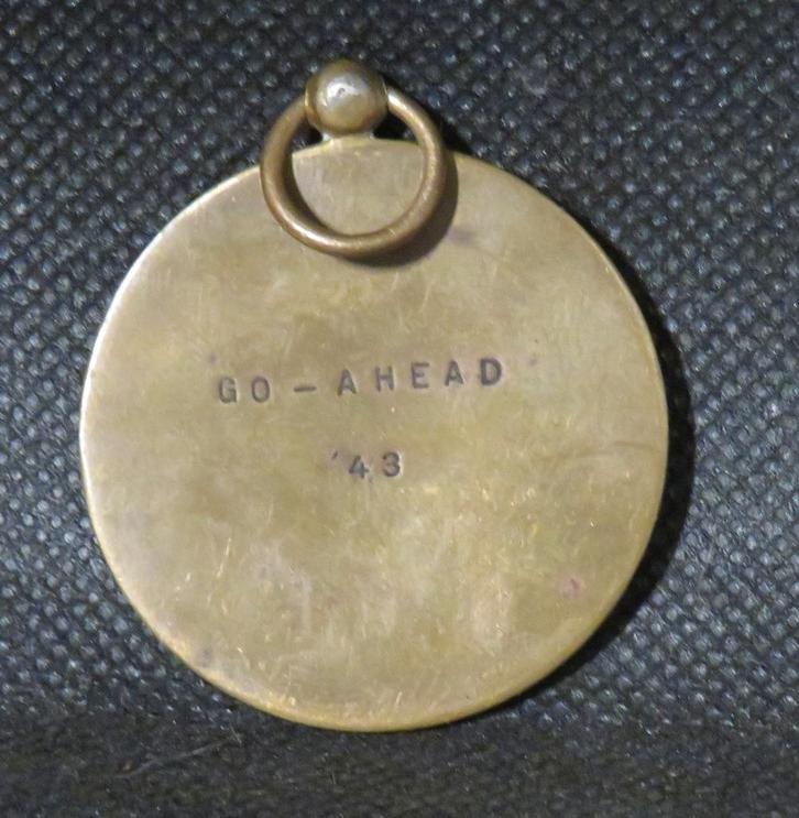 Voetbal Penning/Medaille Go Ahead 1943, Postzegels en Munten, Penningen en Medailles, Overige materialen, Nederland, Verzenden