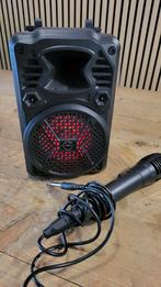 Karaoke Boombox met Microfoon - Brainz, Audio, Tv en Foto, Luidsprekers, Overige merken, Gebruikt, Overige typen, Ophalen of Verzenden