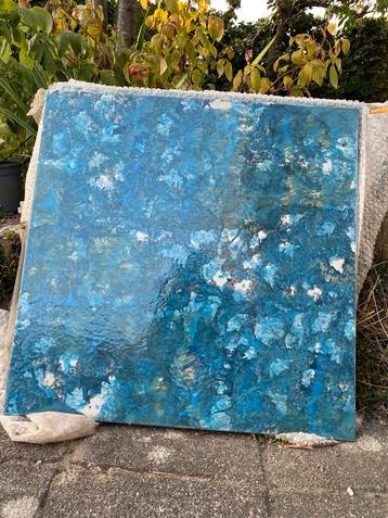 5 unieke  Wandtegels 60x60 cm beschikbaar voor biedingen