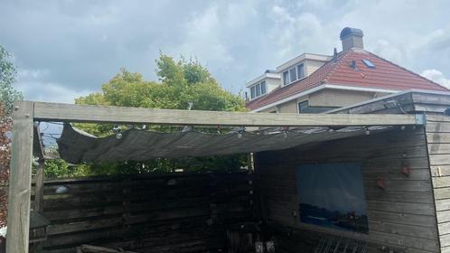 Harmonica doek / zonnedoek, Tuin en Terras, Schaduwdoeken, Zo goed als nieuw, Ophalen of Verzenden