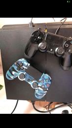 PS4 met 2 controllers en games, Spelcomputers en Games, Spelcomputers | Sony PlayStation 4, Ophalen, Met 2 controllers, Original