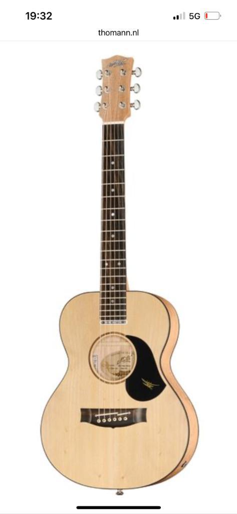 Gitaar Maton mini, Muziek en Instrumenten, Snaarinstrumenten | Gitaren | Akoestisch, Zo goed als nieuw, Western- of Steelstringgitaar