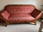 Biedermeier bank met voetenbankje OPHALEN VOOR 23/9, Antiek en Kunst, Ophalen