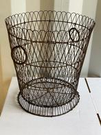 Franse ijzeren draadmand – vintage industriële stijl, Ophalen