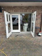Net kozijn met deur, Doe-het-zelf en Verbouw, Kozijnen en Schuifpuien, 75 tot 150 cm, Deurkozijn, Ophalen of Verzenden, Zo goed als nieuw