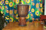 Djembe Nieuw Melina Hout Mooi bewerkt, Nieuw, Trommel, Ophalen