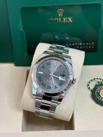 Rolex Datejust 41mm – Ref. 126300 – Wimbledon Dial – NIEUW, Ophalen of Verzenden, Nieuw, Staal, Rolex