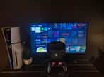 PS5 Slim Disc + Headset, Controller & Monitor, Spelcomputers en Games, Ophalen of Verzenden, Zo goed als nieuw, Playstation 5