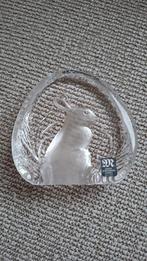 Gesigneerd Mats Jonasson Konijn Kristal Vintage, Antiek en Kunst, Antiek | Glas en Kristal, Ophalen of Verzenden