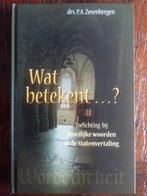 Wat betekent.....? - drs. P. Zevenbergen, Ophalen, Zo goed als nieuw