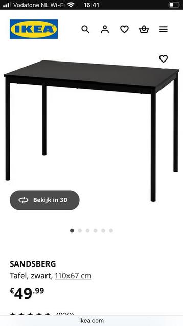 Ikea tafel - Sandsberg beschikbaar voor biedingen