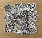 Koe print stickers, Verzenden, Nieuw, Meerdere stickers